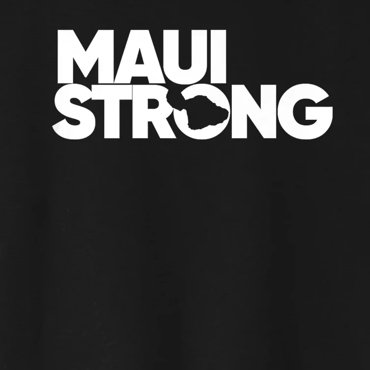 Pray For Maui Hawaii Strong Women's Crop Top Tee