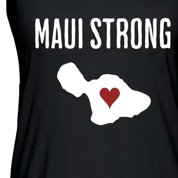 Pray For Maui Hawaii Strong Ladies Essential Flowy Tank