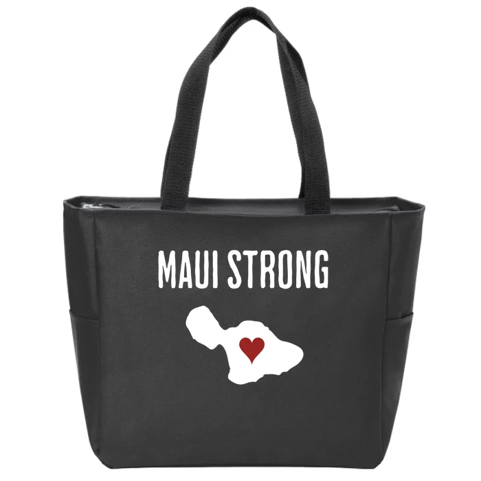 Pray For Maui Hawaii Strong Zip Tote Bag