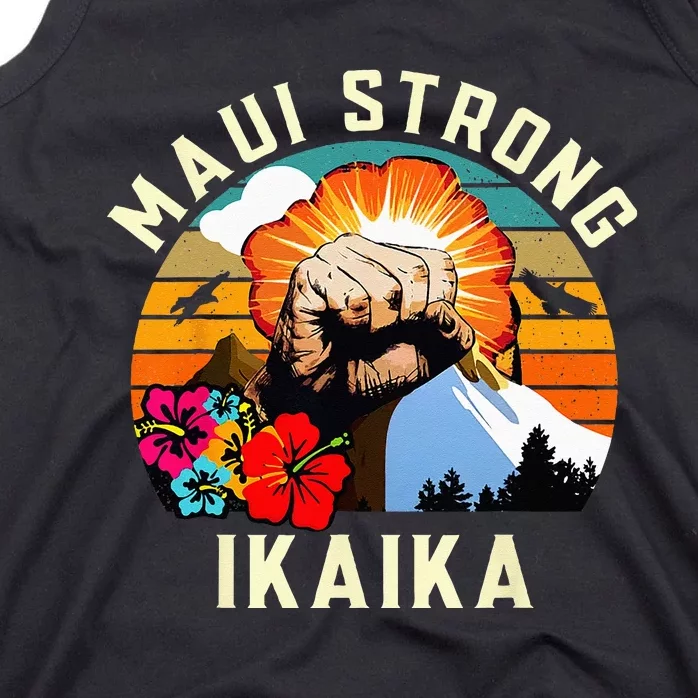 Pray For Maui Hawaii Strong Tee Apparel Matching Family Tank Top