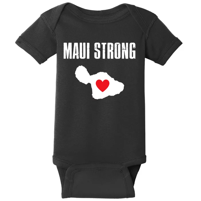 Pray For Maui Hawaii Strong Baby Bodysuit