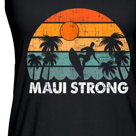 Pray For Maui Hawaii Strong Maui Ladies Essential Flowy Tank