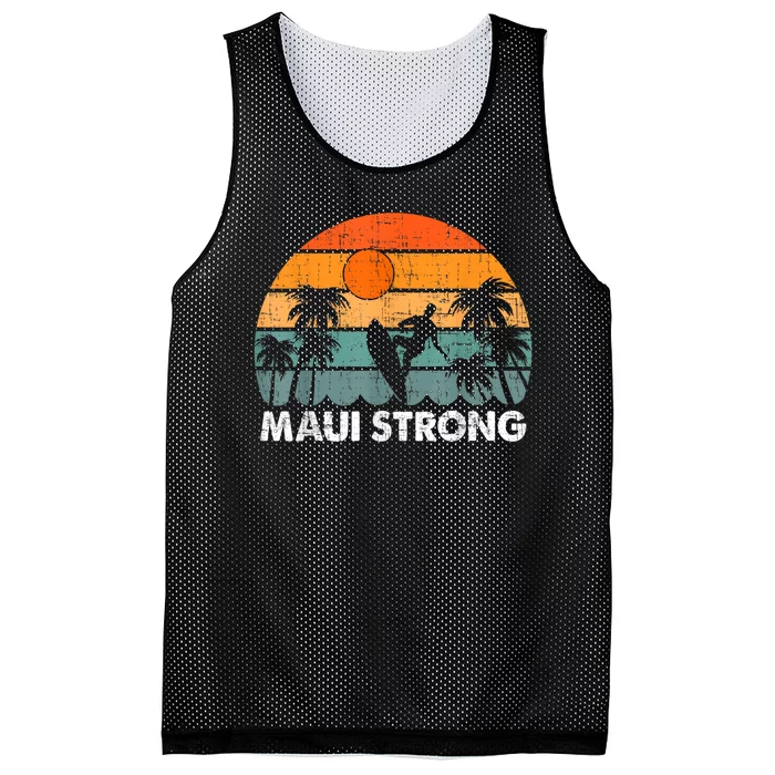 Pray For Maui Hawaii Strong Maui Mesh Reversible Basketball Jersey Tank