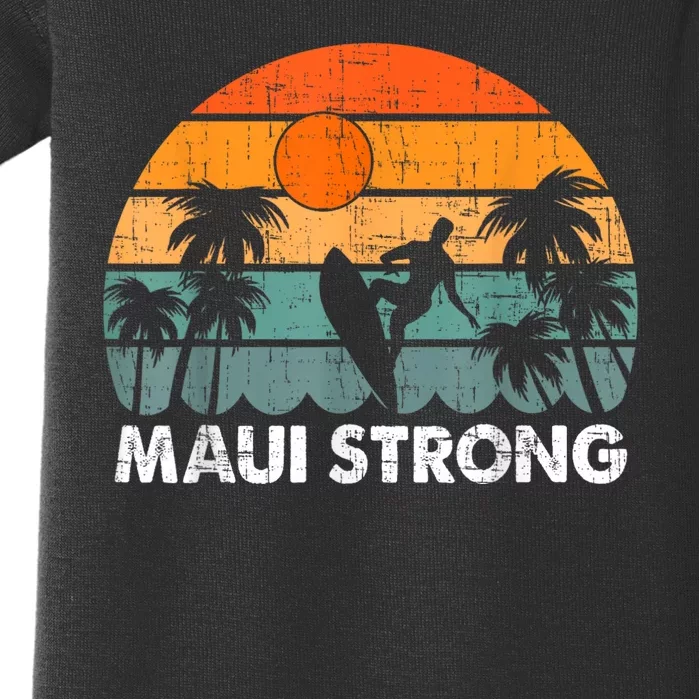 Pray For Maui Hawaii Strong Maui Baby Bodysuit