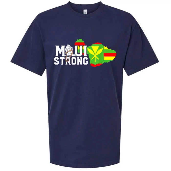 Pray For Maui Hawaii Strong Sueded Cloud Jersey T-Shirt