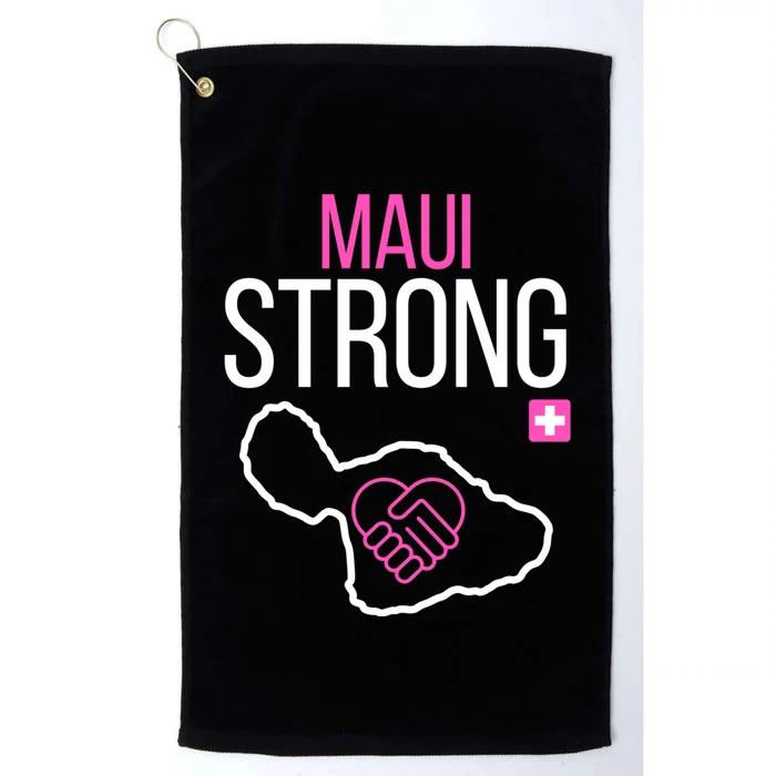 Pray For Maui Hawaii Strong Platinum Collection Golf Towel