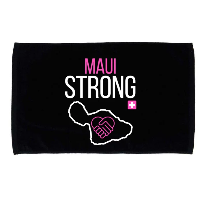 Pray For Maui Hawaii Strong Microfiber Hand Towel