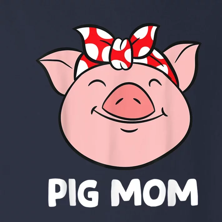 Pig Farmer Mom Love Pigs Pig Mom Funny Pigs Toddler Long Sleeve Shirt