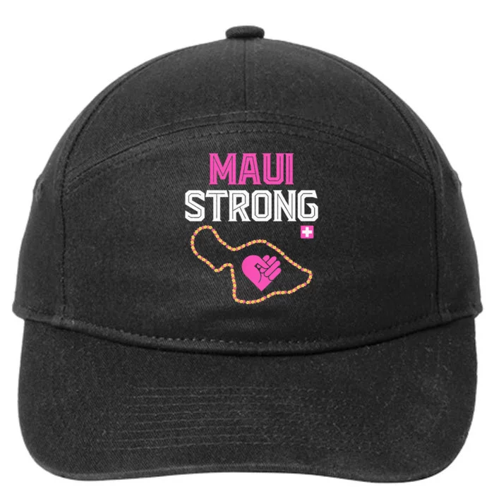 Pray For Maui Hawaii Strong 7-Panel Snapback Hat