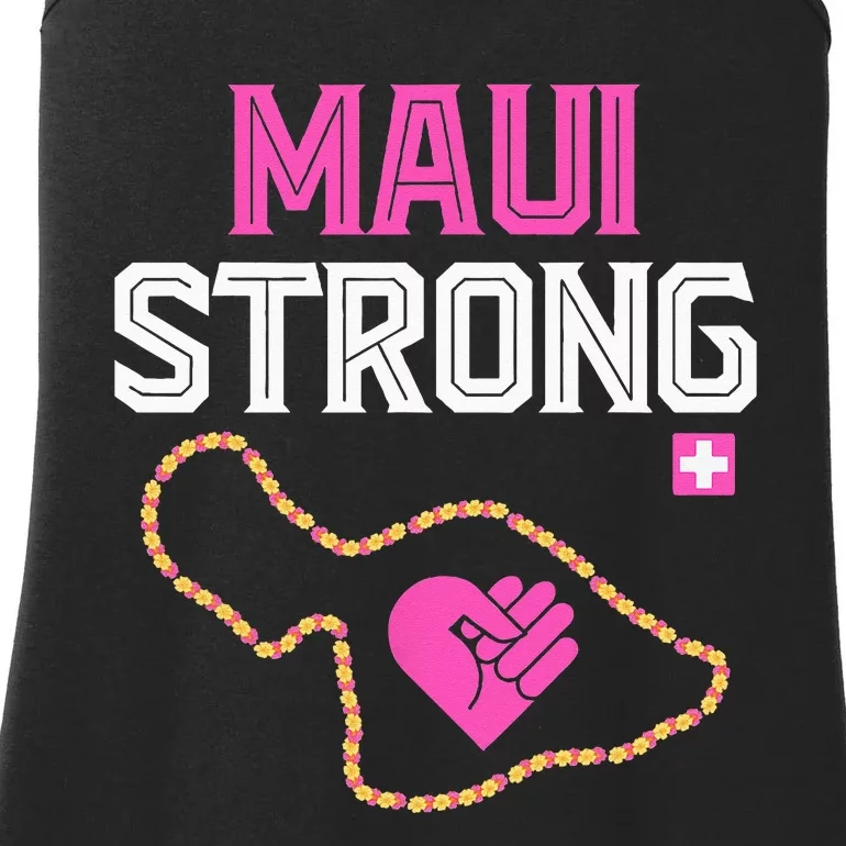 Pray For Maui Hawaii Strong Ladies Essential Tank