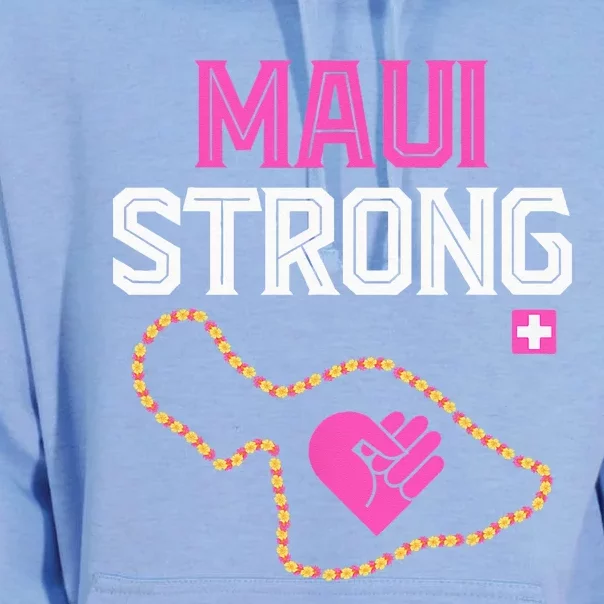 Pray For Maui Hawaii Strong Unisex Surf Hoodie