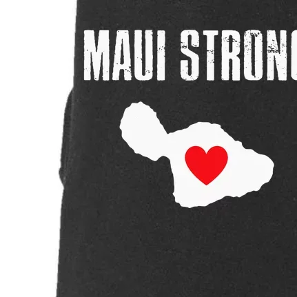 Pray For Maui Hawaii Strong Doggie 3-End Fleece Hoodie