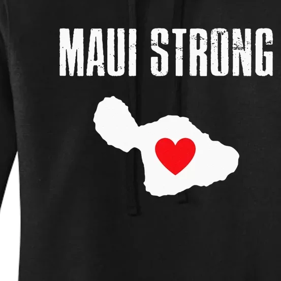 Pray For Maui Hawaii Strong Women's Pullover Hoodie