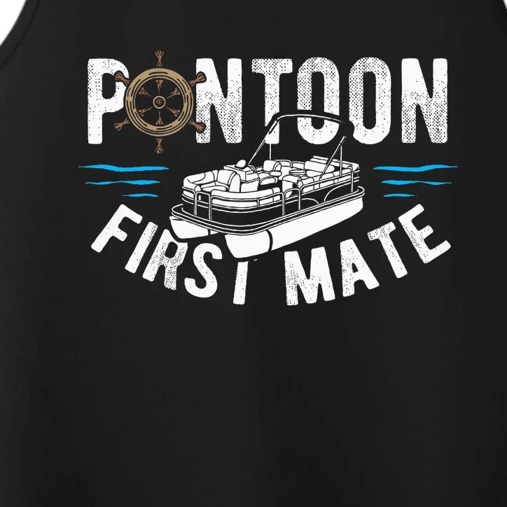 Pontoon First Mate Pontoon Boating Captain Pontoon Boat Performance Tank