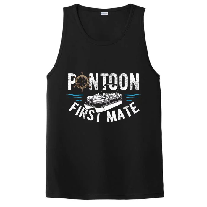 Pontoon First Mate Pontoon Boating Captain Pontoon Boat Performance Tank