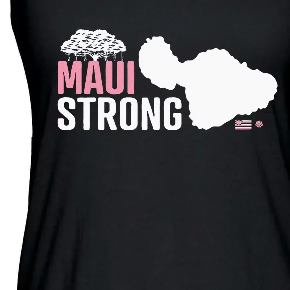 Pray For Maui Hawaii Strong Ladies Essential Flowy Tank