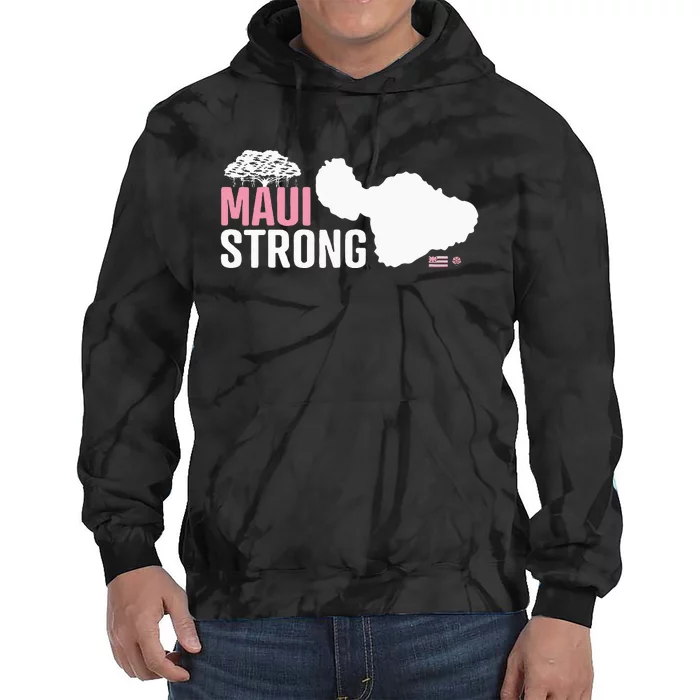 Pray For Maui Hawaii Strong Tie Dye Hoodie