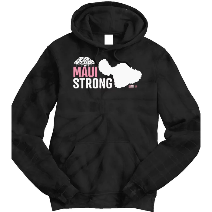 Pray For Maui Hawaii Strong Tie Dye Hoodie