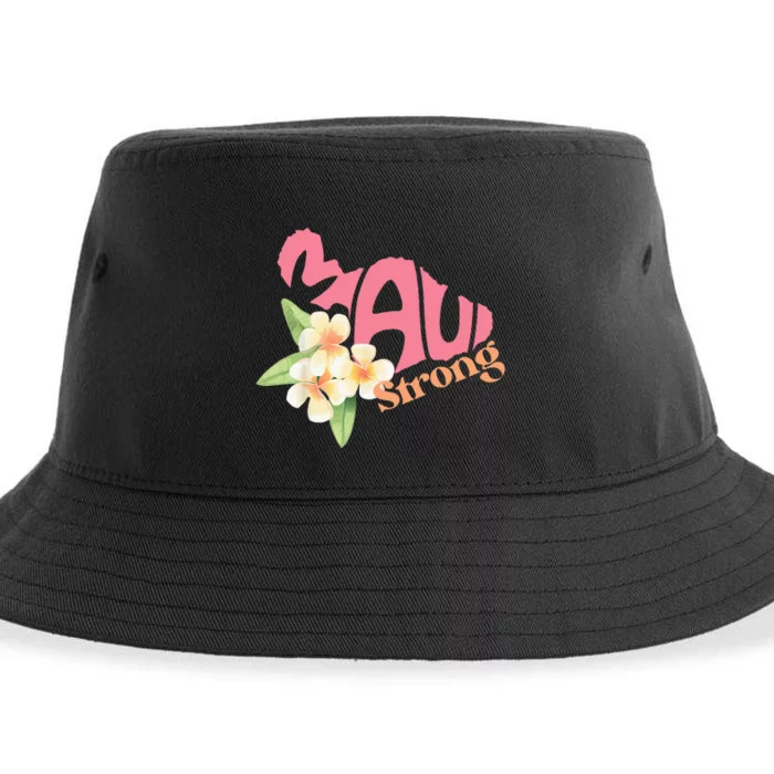 Pray For Maui Hawaii Strong Sustainable Bucket Hat