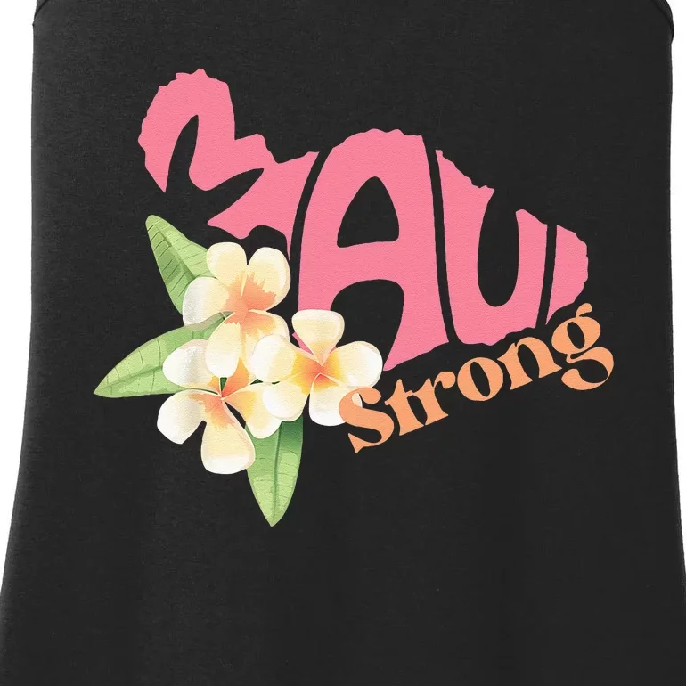 Pray For Maui Hawaii Strong Ladies Essential Tank