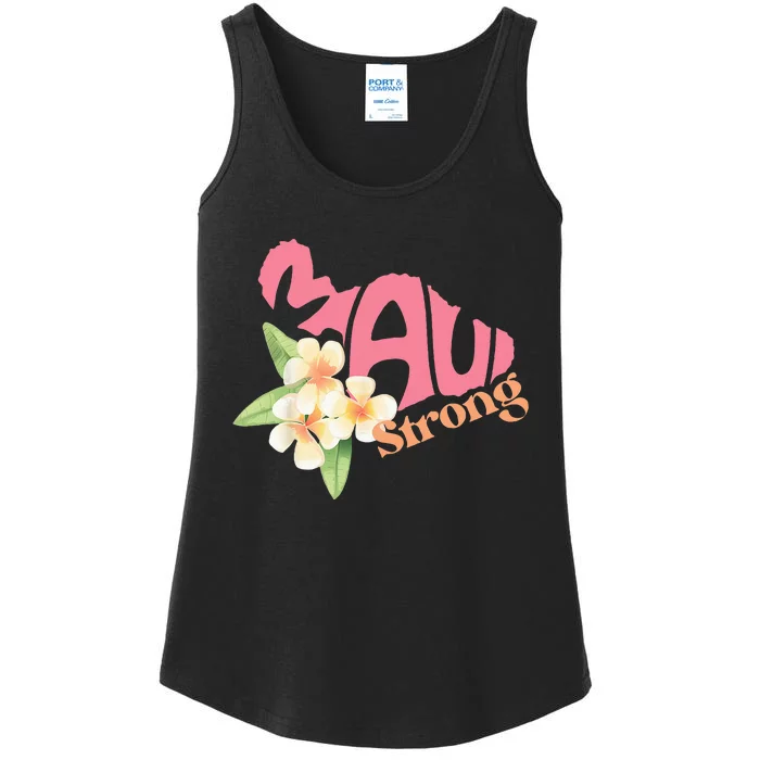 Pray For Maui Hawaii Strong Ladies Essential Tank