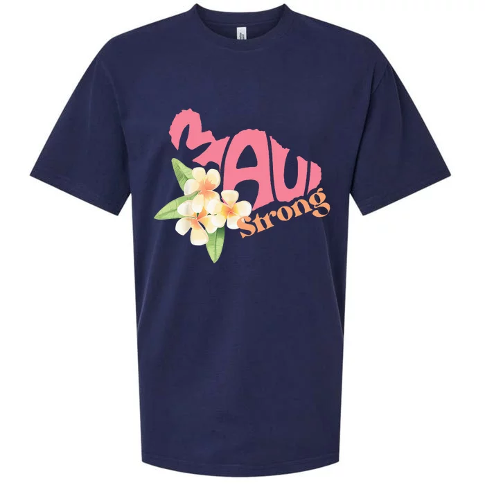 Pray For Maui Hawaii Strong Sueded Cloud Jersey T-Shirt