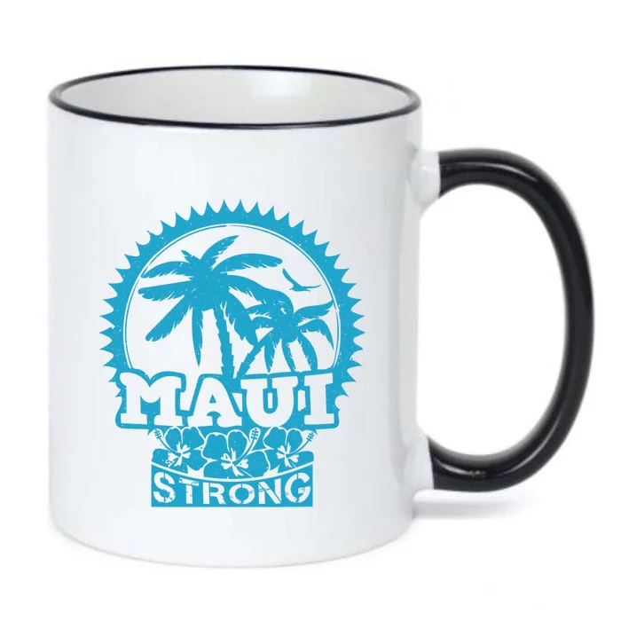 Pray For Maui Hawaii Strong Maui Support Hawaii Black Color Changing Mug