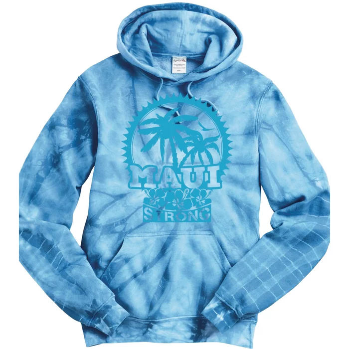 Pray For Maui Hawaii Strong Maui Support Hawaii Tie Dye Hoodie