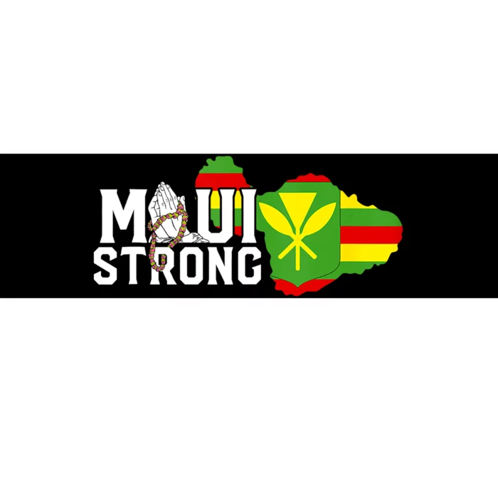 Pray For Maui Hawaii Strong We Stay With Maui Bumper Sticker