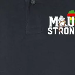 Pray For Maui Hawaii Strong We Stay With Maui Softstyle Adult Sport Polo