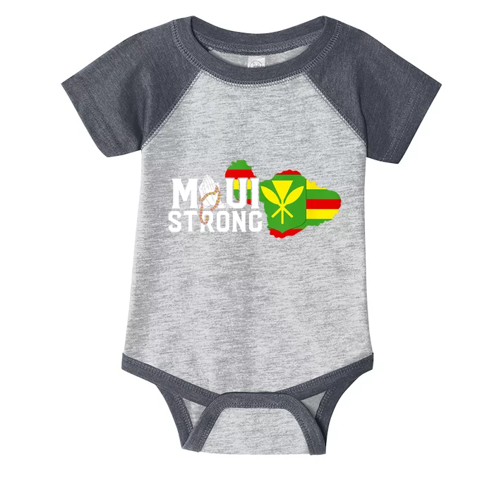 Pray For Maui Hawaii Strong We Stay With Maui Infant Baby Jersey Bodysuit