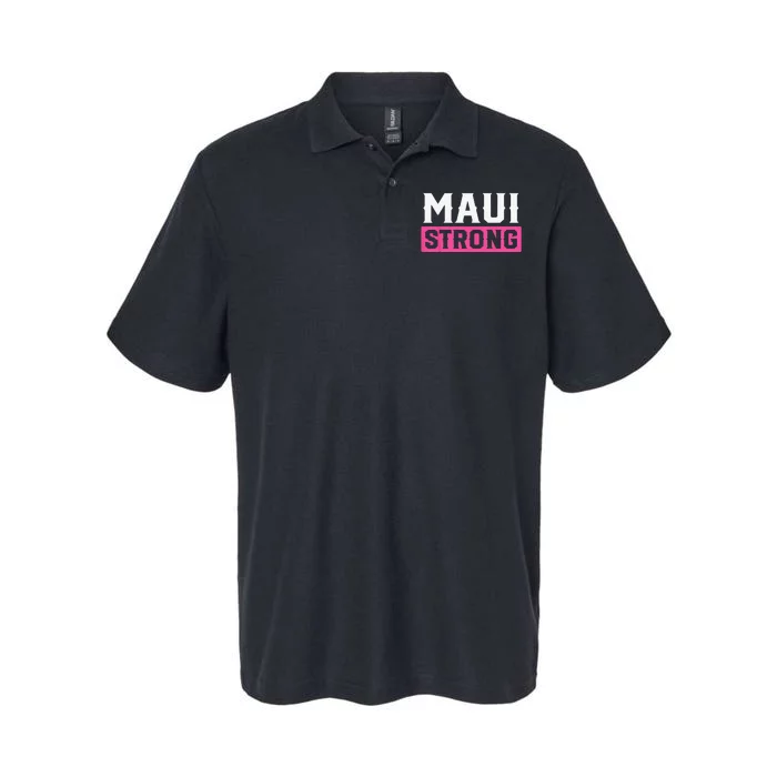 Pray For Maui Hawaii Strong Maui Lahaina Hawaiian Islands Softstyle Adult Sport Polo