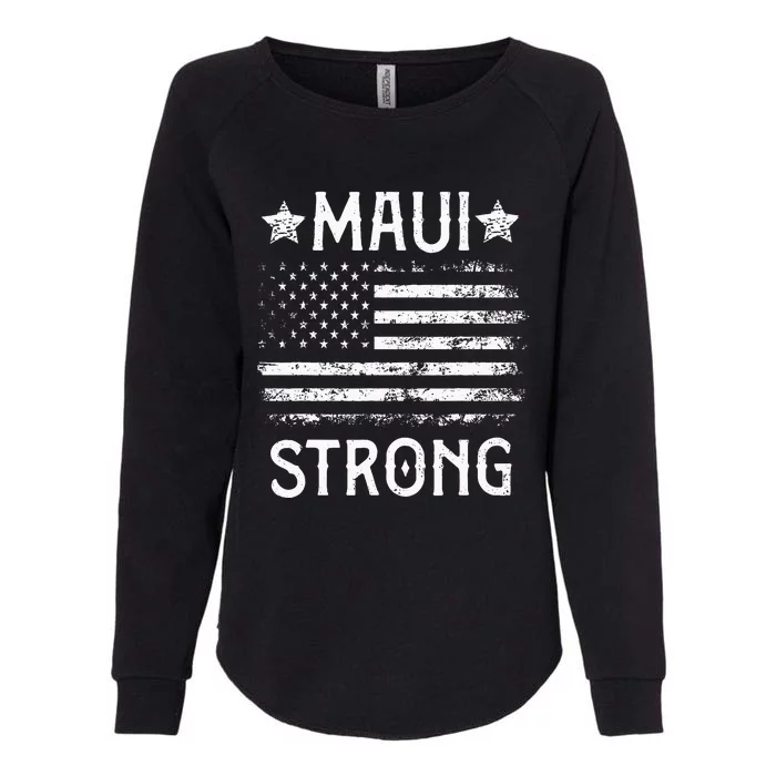 Pray For Maui Hawaii Strong Womens California Wash Sweatshirt