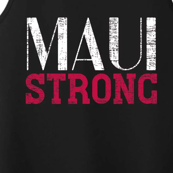 Pray For Maui Hawaii Strong Support Hawaii Performance Tank