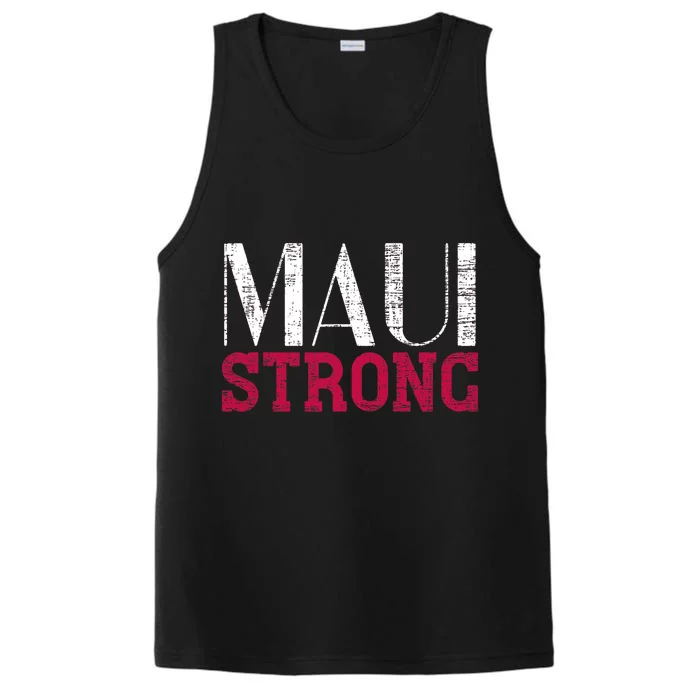 Pray For Maui Hawaii Strong Support Hawaii Performance Tank