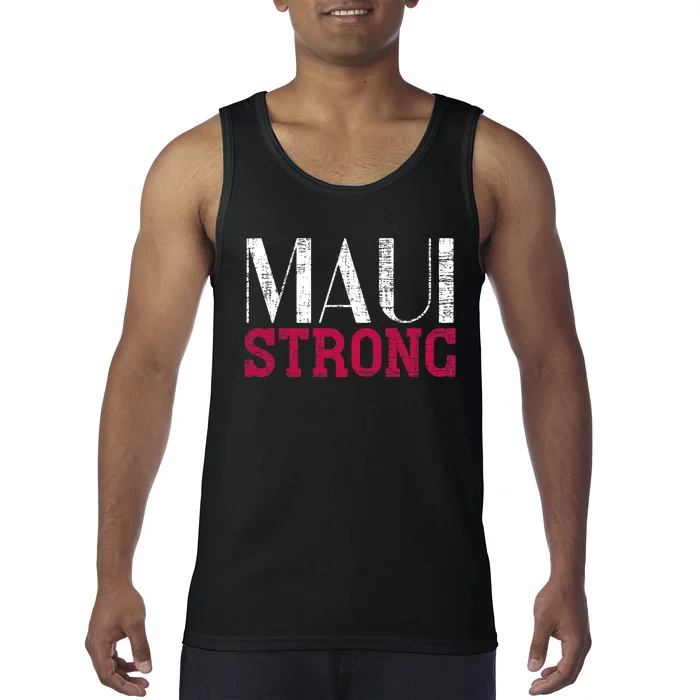 Pray For Maui Hawaii Strong Support Hawaii Tank Top