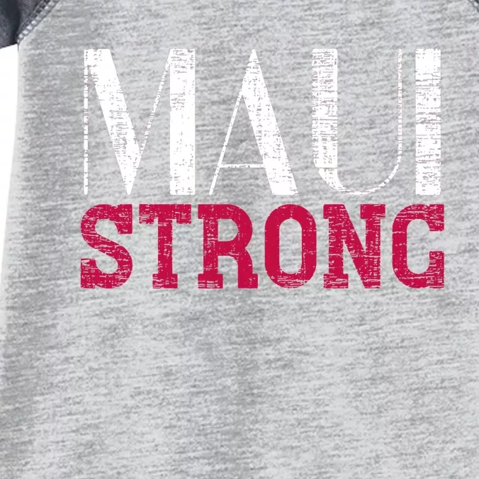 Pray For Maui Hawaii Strong Support Hawaii Infant Baby Jersey Bodysuit