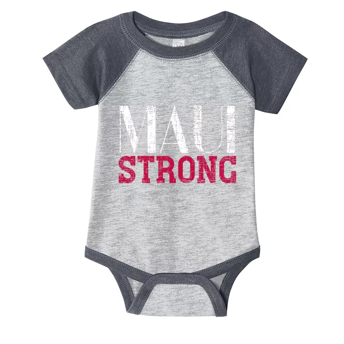 Pray For Maui Hawaii Strong Support Hawaii Infant Baby Jersey Bodysuit