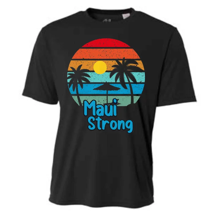 Pray For Maui Hawaii Strong Cooling Performance Crew T-Shirt