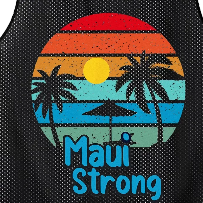 Pray For Maui Hawaii Strong Mesh Reversible Basketball Jersey Tank