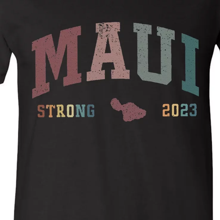 Pray For Maui Hawaii Strong Cute V-Neck T-Shirt