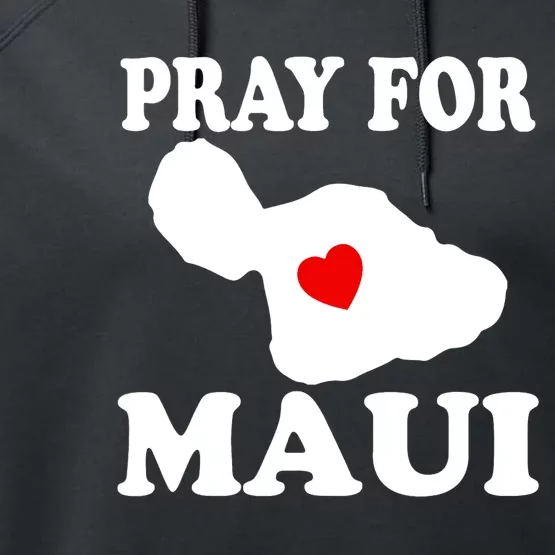 Pray For Maui Hawaii Wildflower Support Men Women Performance Fleece Hoodie