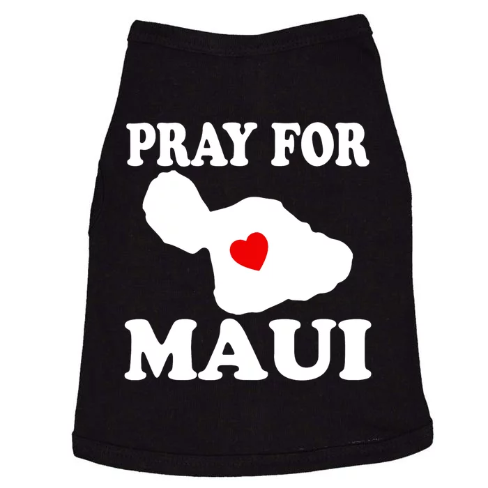 Pray For Maui Hawaii Wildflower Support Men Women Doggie Tank