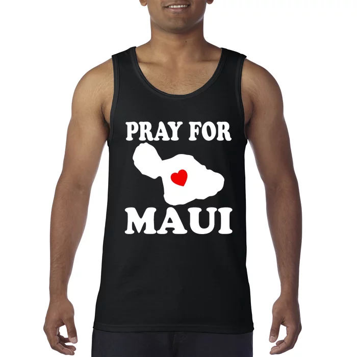 Pray For Maui Hawaii Wildflower Support Men Women Tank Top