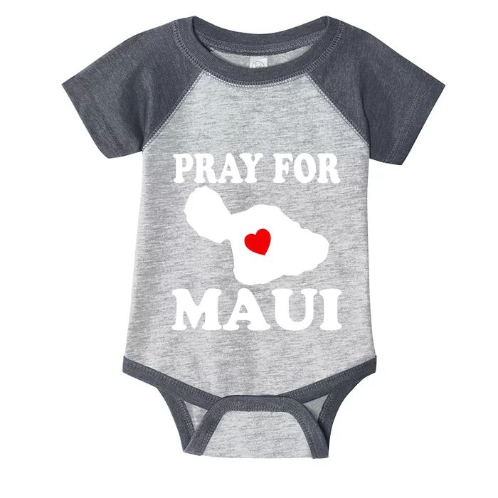 Pray For Maui Hawaii Wildflower Support Men Women Infant Baby Jersey Bodysuit