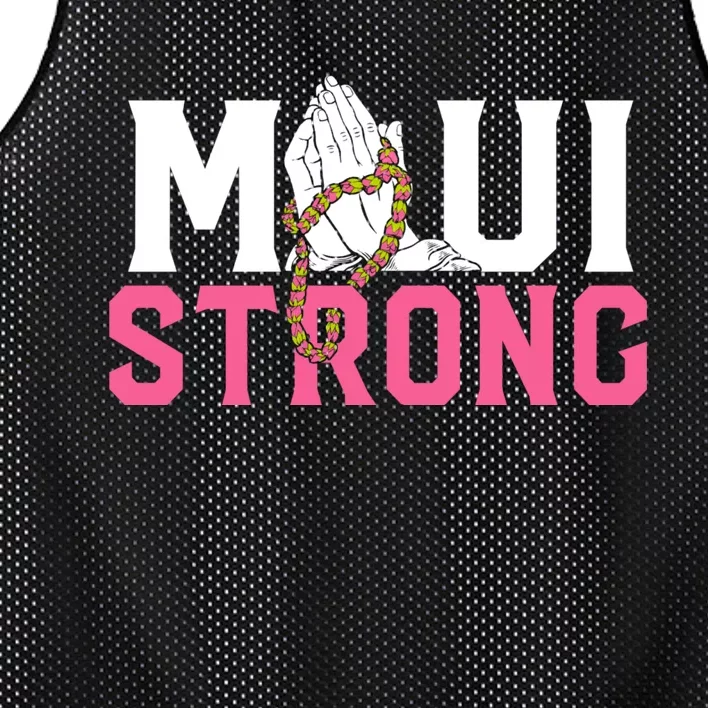 Pray For Maui Hawaii Strong Mesh Reversible Basketball Jersey Tank