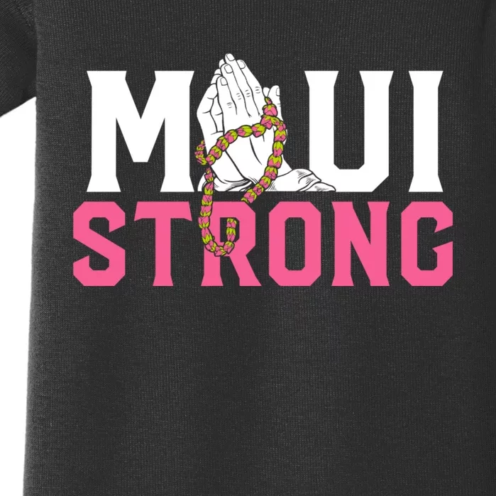 Pray For Maui Hawaii Strong Baby Bodysuit