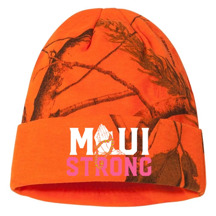 Pray For Maui Hawaii Strong Kati - 12in Camo Beanie