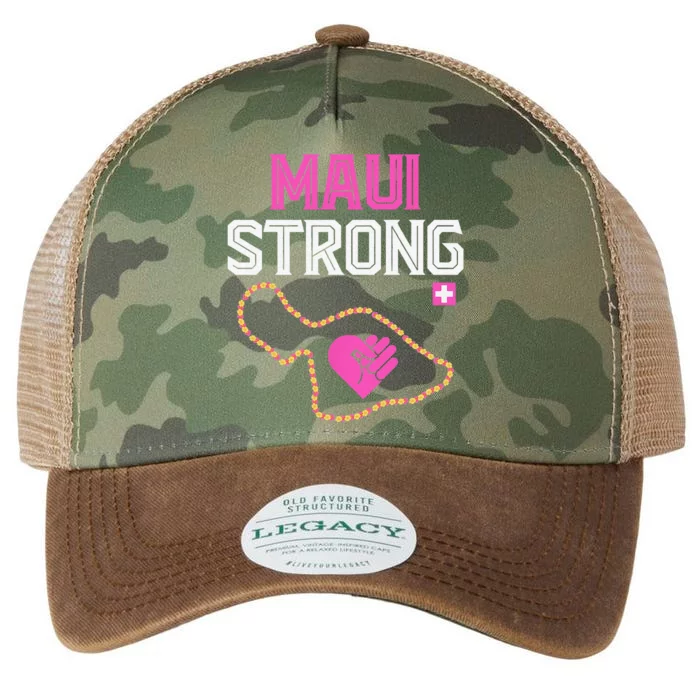 Pray For Maui Hawaii Strong Day Legacy Tie Dye Trucker Hat