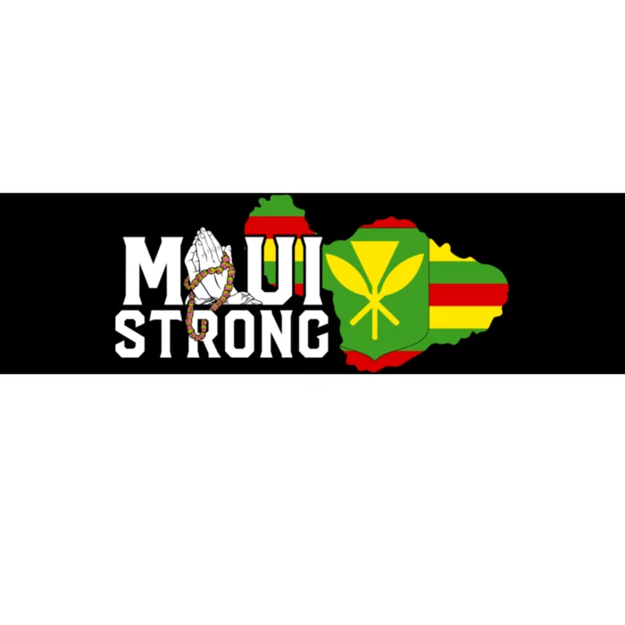 Pray For Maui Hawaii Strong Bumper Sticker